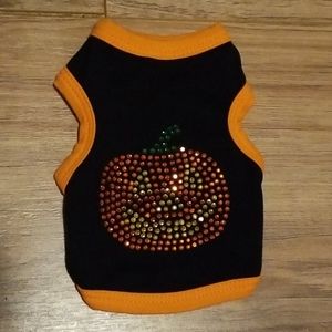 NWOT Pumpkin Sleeveless Shirts for Pets